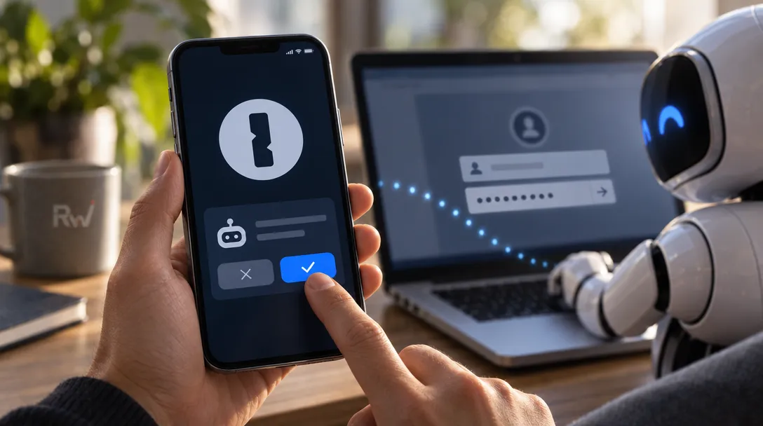 1Password lets AI agents sign in without seeing passwords — Users approve each request on their own device, while 1Password fills in the credentials the agent needs to continue its task.