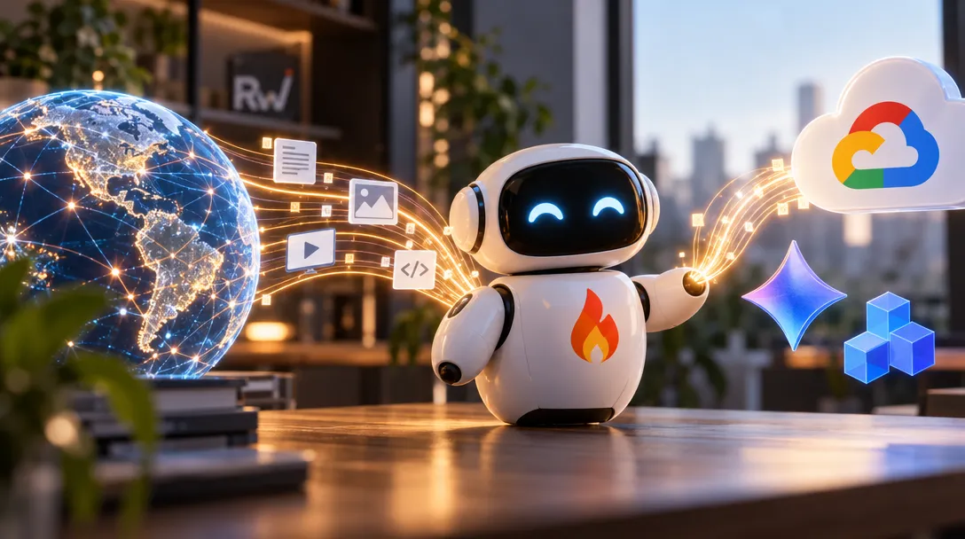 Firecrawl for Google Cloud | Firecrawl Integrations — Give Gemini and ADK agents data from the web and beyond. Reach the live web and 100+ official data providers in Firecrawl Alexandria.