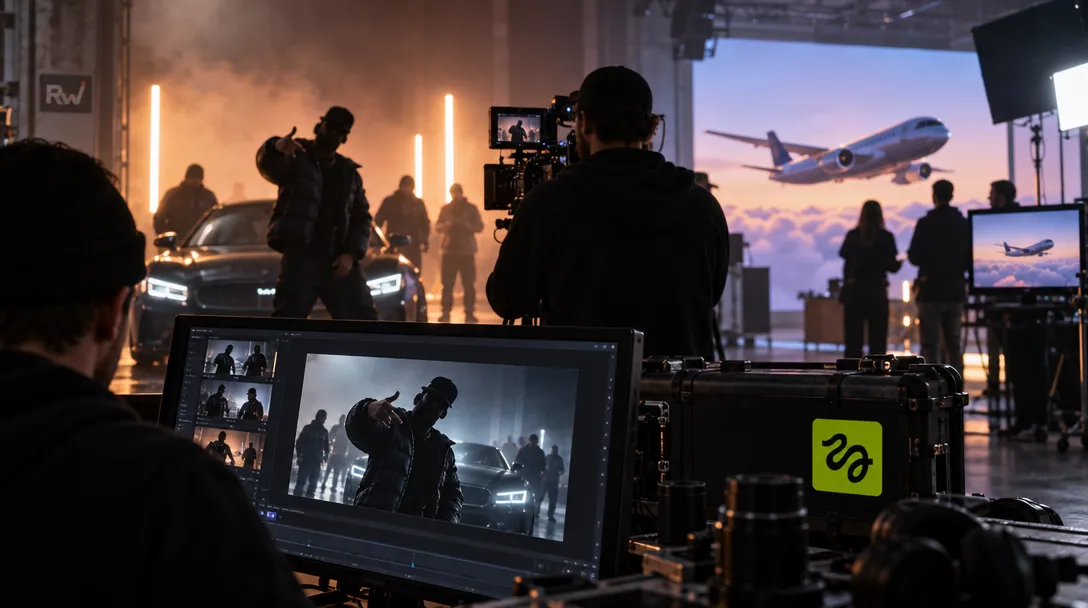 Higgsfield's AI video workflow reaches German rap videos and TV ads — Producer Oliver Alge used Cinema Studio on projects for German rap artists, a TV commercial and Riyadh Air.
