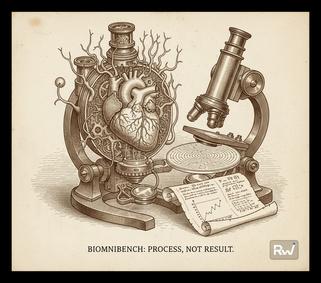 Detailed analysis of an AI agent's internal thought process (Engraved scientific illustration, sepia ink on cream paper)