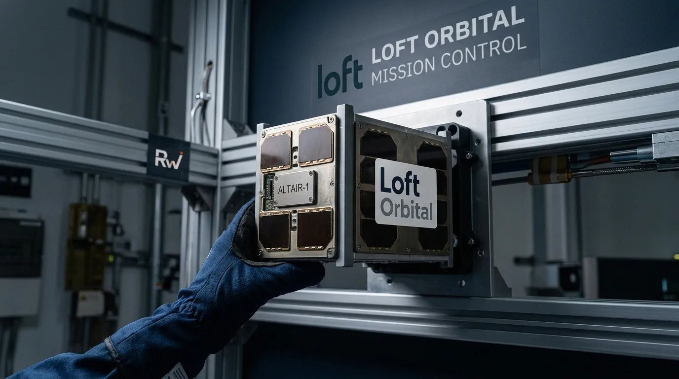 Loft Orbital puts Altair's first satellite into a 50-satellite AI network — Altair-1 launched on October 1st with NVIDIA processors and Mistral models onboard, beginning a $1 billion program led by Loft Orbital and Marlan Space.