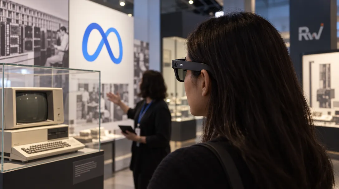 Meta puts its AI glasses on museum visitors for an XR history demo — The Computer History Museum exhibit opened October 1st; Meta's October 24th demo pairs its glasses with curator-led tours and hands-free questions.