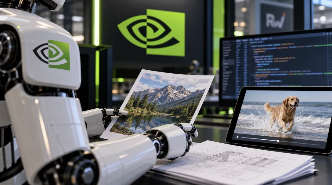 NVIDIA releases a 120B open multimodal model for AI agents — Nemotron 3.5 Super VL combines text, image, document and video processing; NVIDIA says it completed 10,000 coding tasks up to four times faster in its tests.