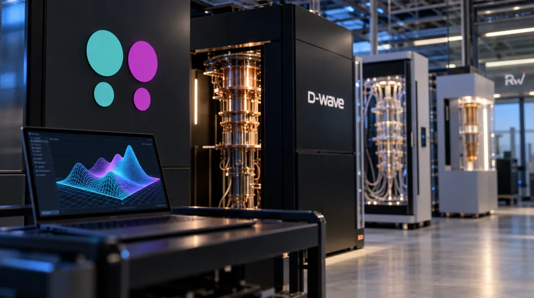 Postquant Labs launches QVM to run optimization workloads across hardware — Postquant Labs' QVM testnet lists D-Wave Advantage alongside classical solvers; IonQ and IBM are planned.
