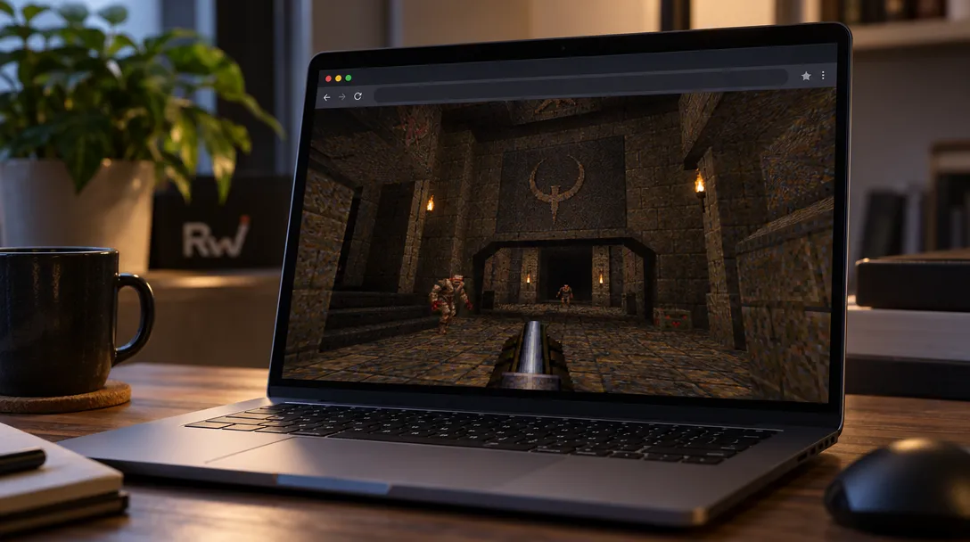 Show HN: Quake ported to safe Rust, playable in browser | Hacker News — Show HN: Quake ported to safe Rust, playable in browser | Hacker News Hacker News new | past | comments | ask | show | jobs | submit login Show HN: Quake ported to…