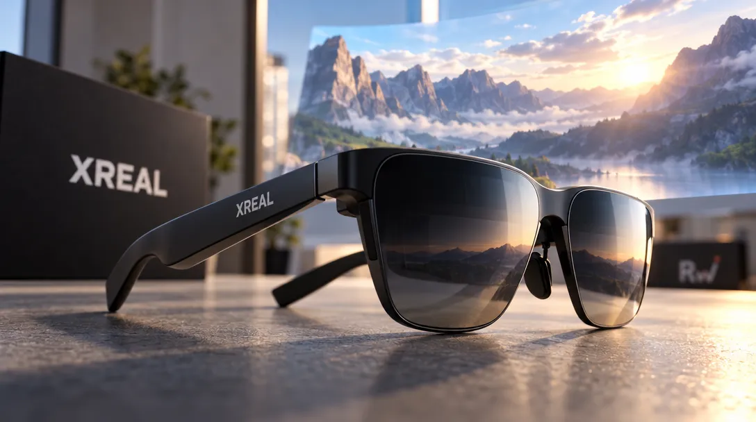 XREAL adds 1,200-nit brightness to its $599 wearable display glasses — Chi Xu's latest refresh keeps the One Pro's chip and 57-degree field of view, adding AI HDR, faster 2D-to-3D conversion and a redesigned nose pad.