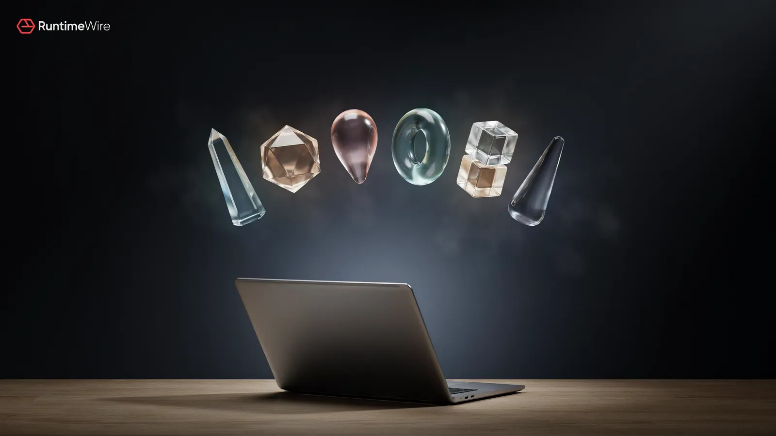 Hands use a laptop beside six blank paper tabs and a few coins, illustrating free model choices and changing access costs.