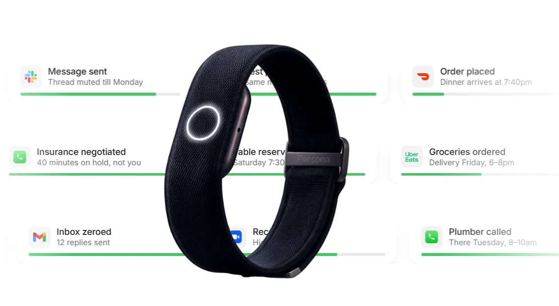 Zach Yadegari opens $179 preorders for Persona's AI assistant wristband