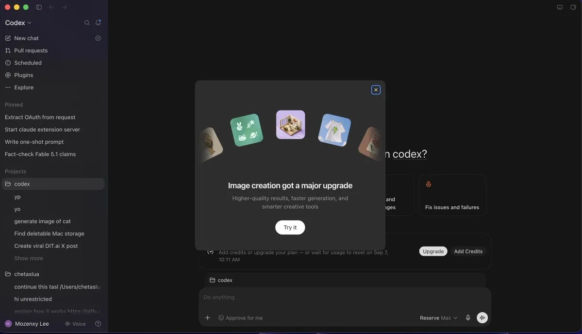 Hidden ChatGPT modal previews new ImageGen 2.5 model — The unreleased interface promises higher-quality results and smarter tools, while OpenAI's public documentation still lists Images 2.0.