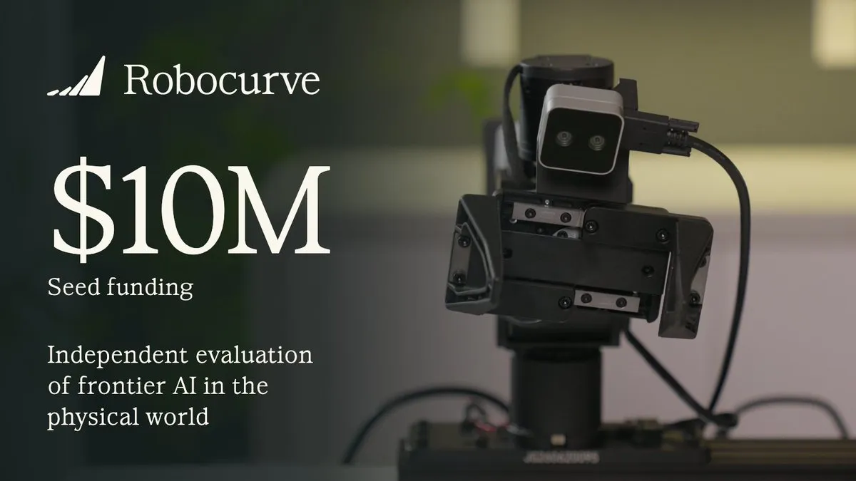 Robocurve raises $10M to audit frontier AI on real robots — Initialized Capital led the seed round for the YC-backed public benefit corporation, which publishes open-source robot evaluation tools and traces.
