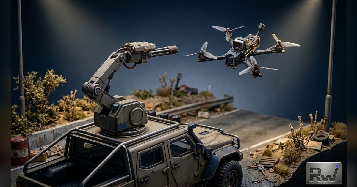 Startup Spotlight: 9 Mothers wants every vehicle to carry an AI drone-defense turret