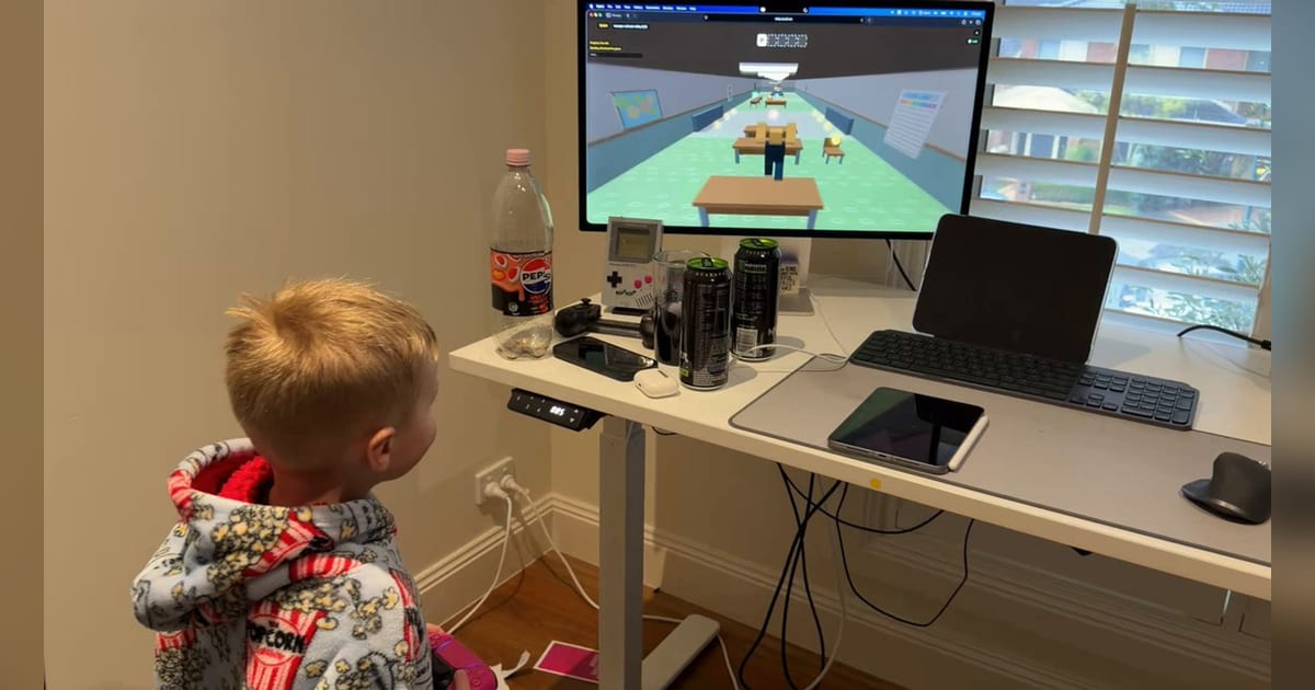 AI coding lets Adam Lyttle build a safer game for his son