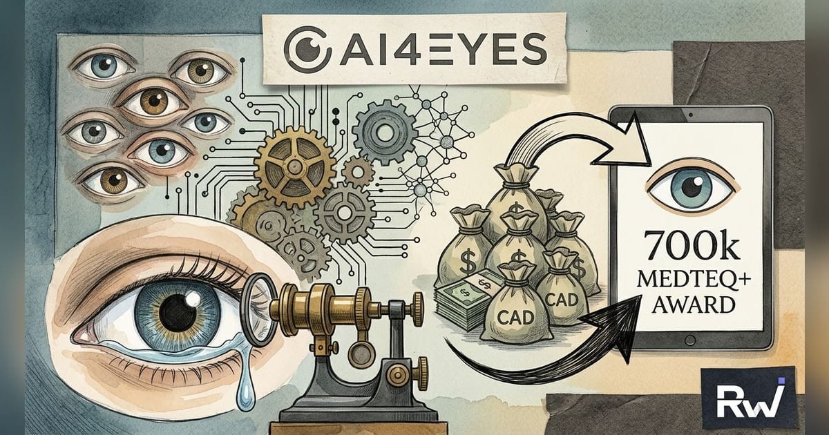 AI4Eyes wins $700,000 MEDTEQ+ award to test its dry eye AI in clinics