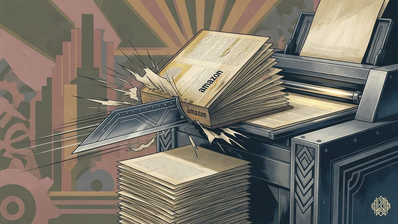 Amazon buys and destroys printed books for AI training data