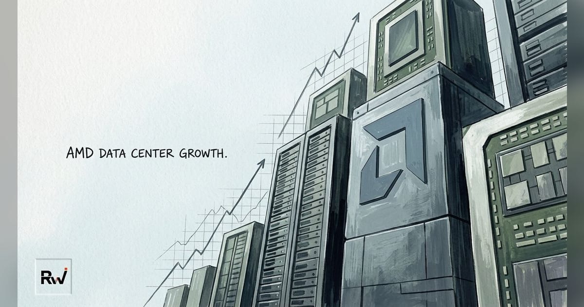 AMD data center sales double as shares fall despite an earnings beat