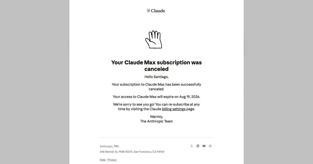 Anthropic faces developer backlash as a Claude power user cancels Max