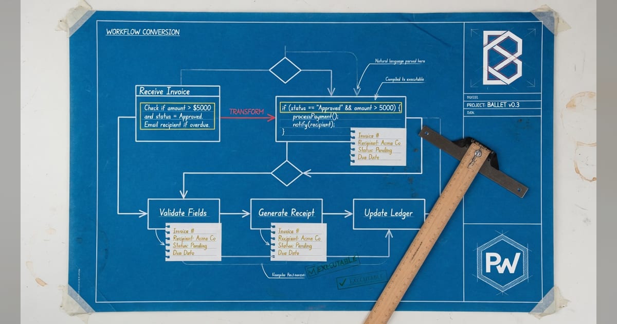 Brainfish founders build Ballet to turn plain-English workflows into reviewable code