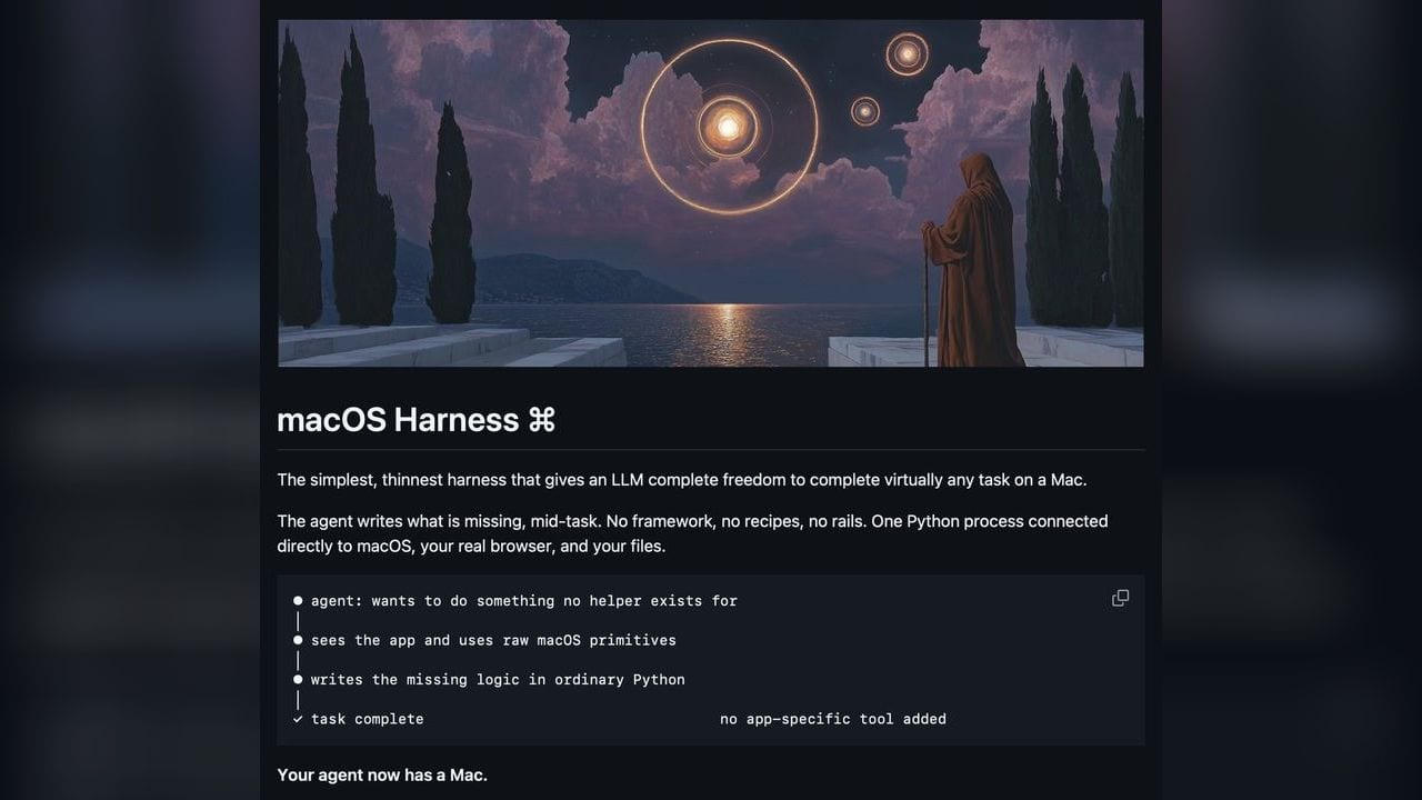 Browser Use launches macOS Harness for direct control of Mac apps