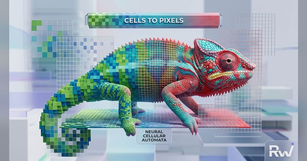 Cells2Pixels gives neural cellular automata an 8x resolution path