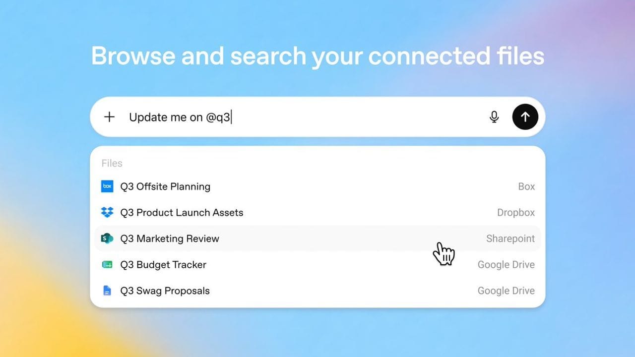 ChatGPT puts Dropbox, Box and SharePoint files directly inside Library