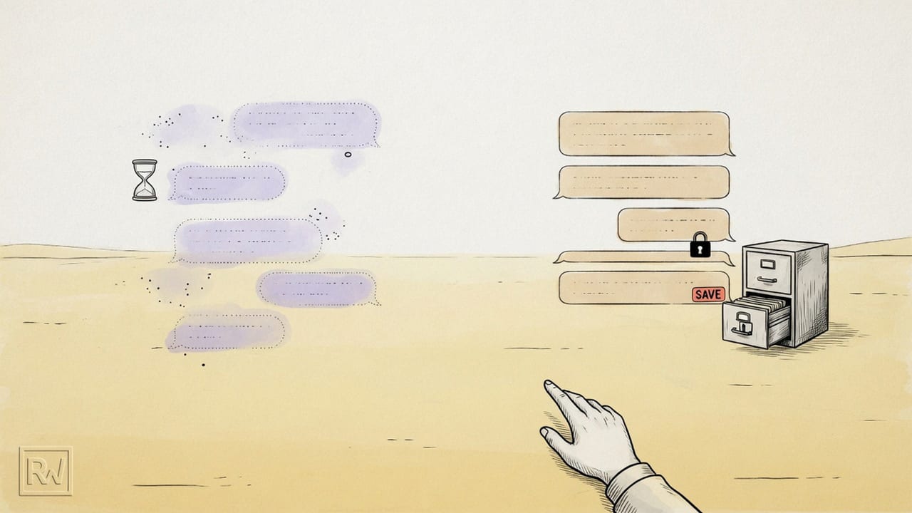ChatGPT lets users save Temporary Chats and opt into personalization