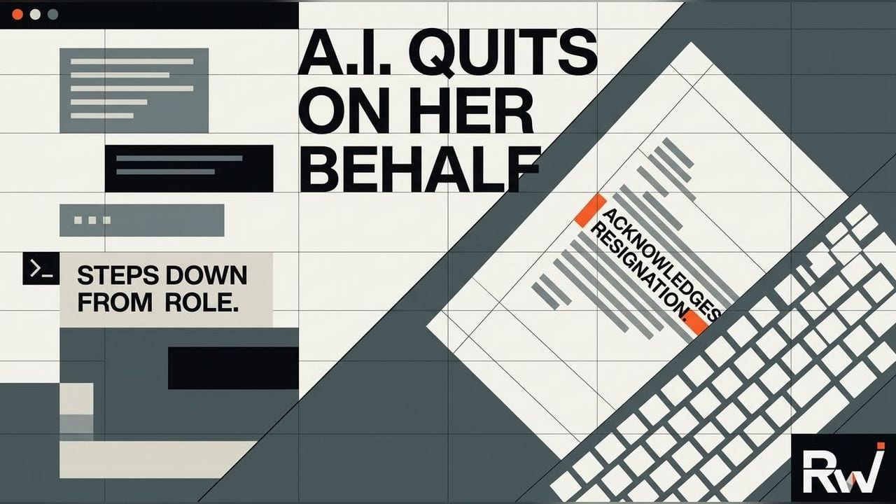 ChatGPT wrote her “resignation.” She says she never meant to quit.