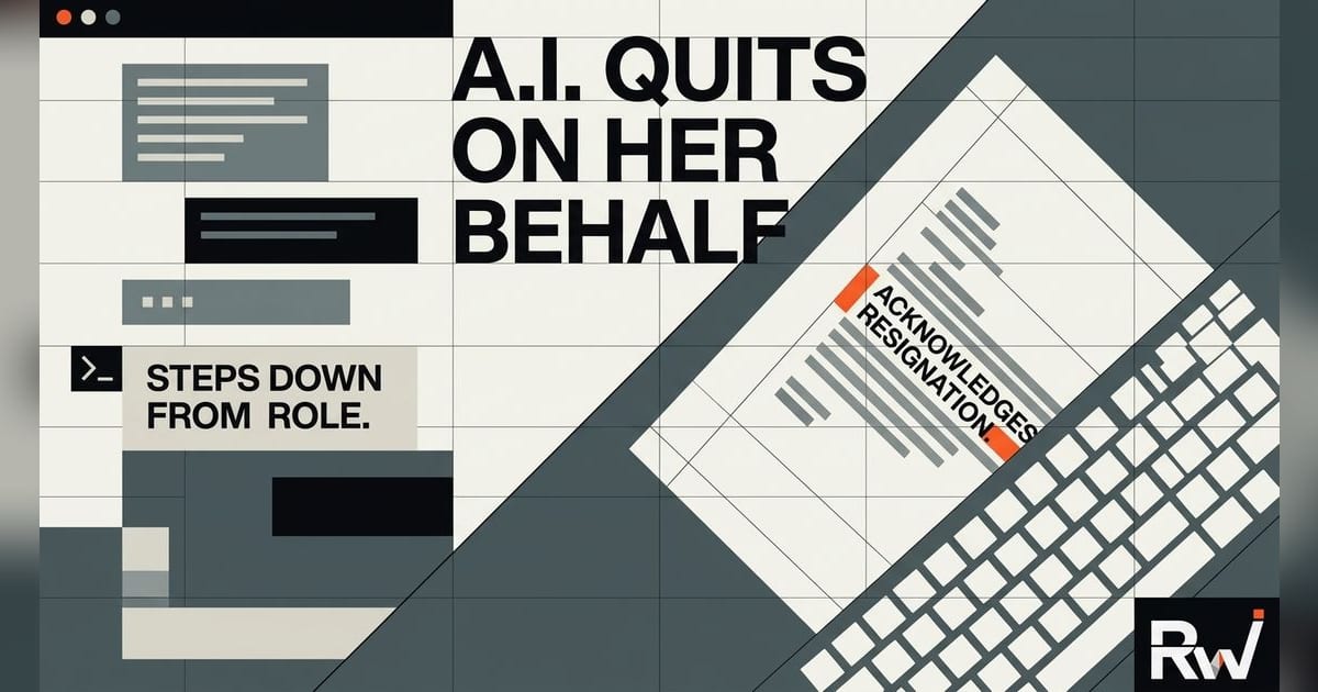ChatGPT wrote her “resignation.” She says she never meant to quit.