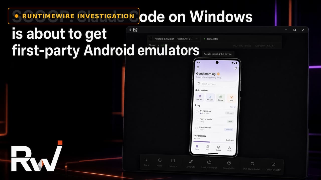 Claude Desktop is ready to test Android apps, whenever Anthropic flips the switch