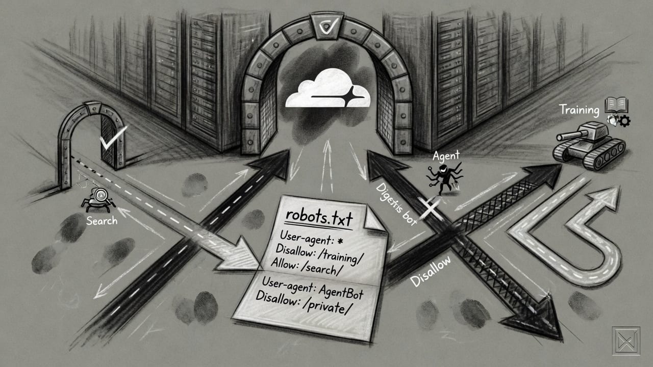 Cloudflare syncs AI bot rules with robots.txt, closing its own policy gap