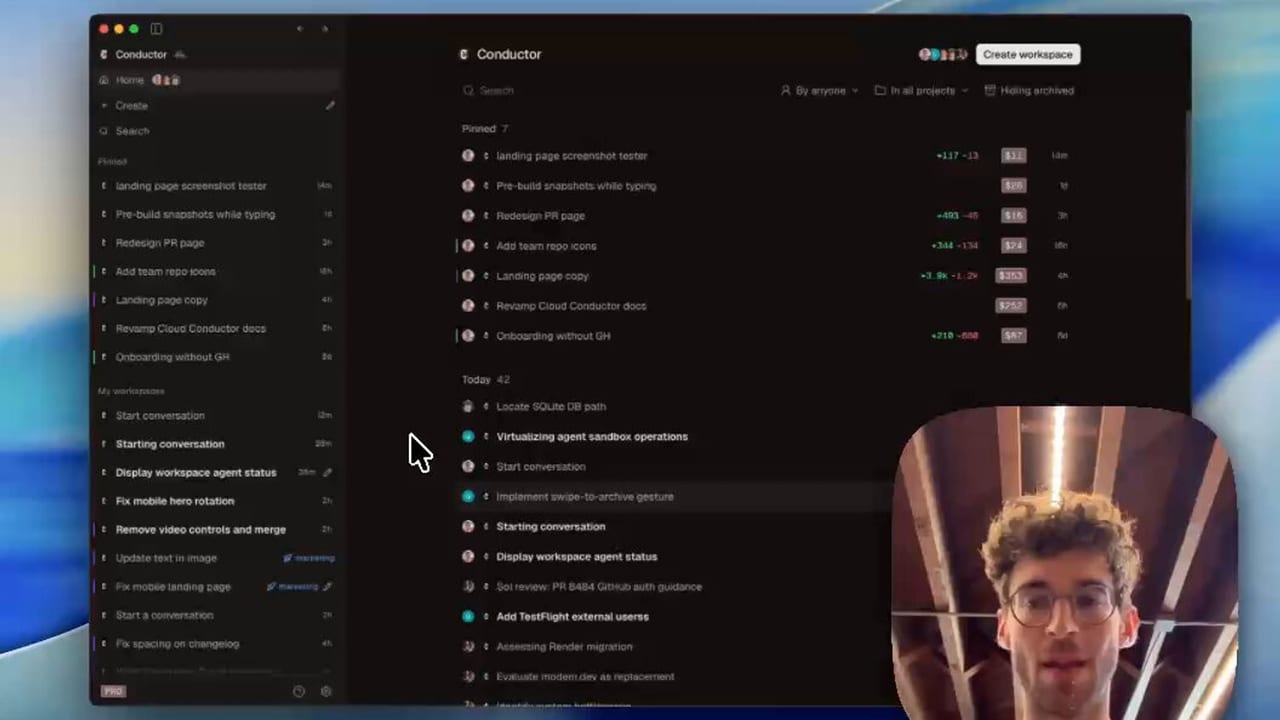 Conductor launches multiplayer cloud workspaces that keep coding agents ...