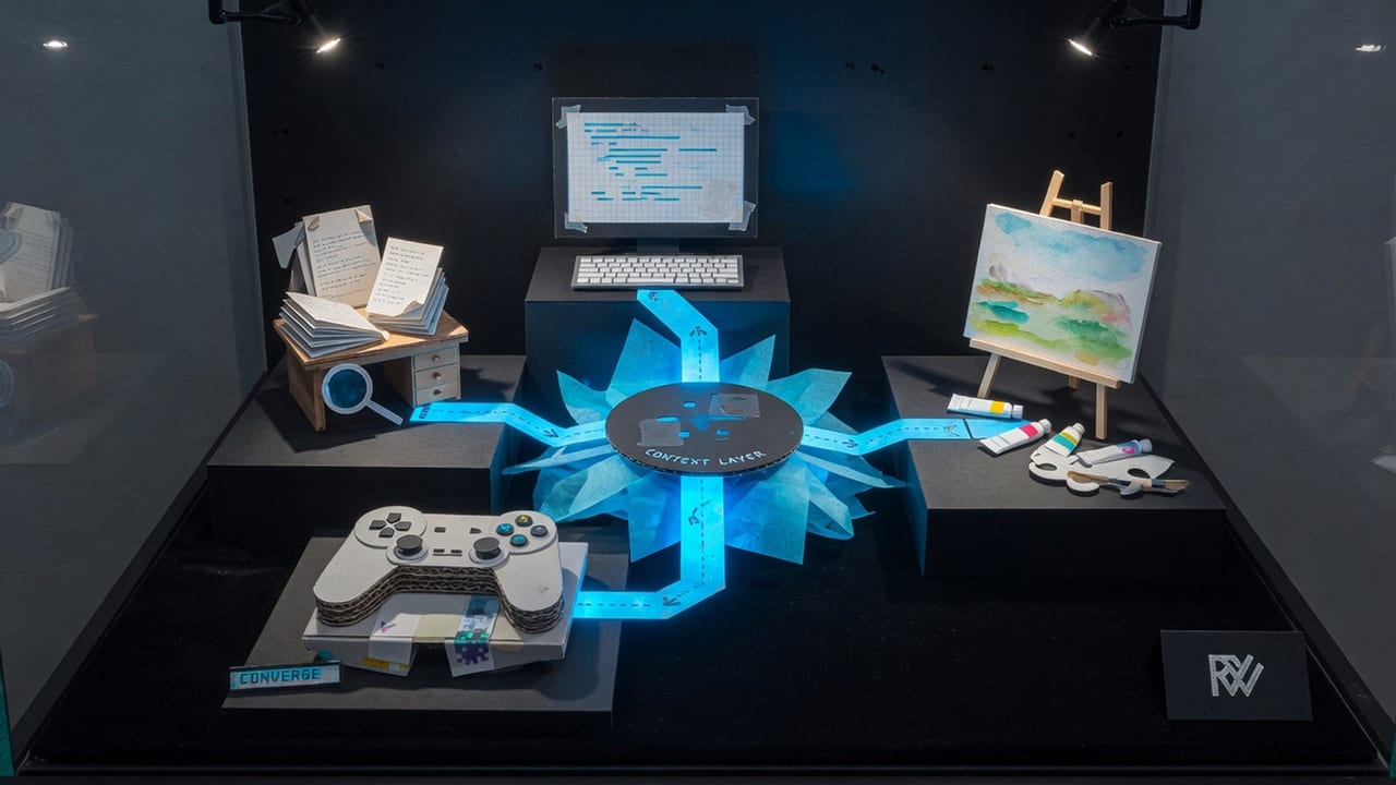 Converge AI connects four products through one shared business context layer