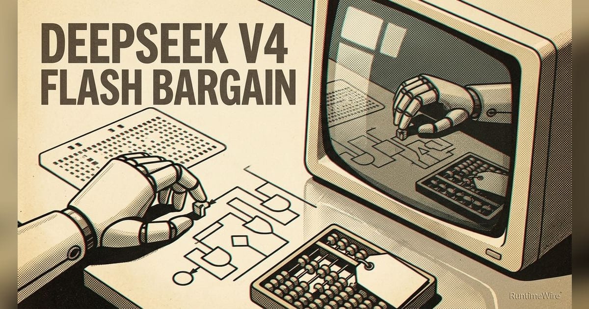 DeepSeek ships V4 Flash with strong agent scores and low API prices