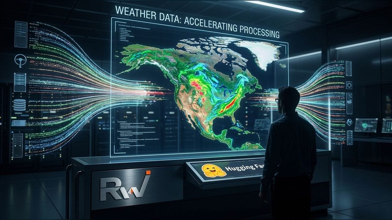 Earthmover and Hugging Face tackle the slow part of fast weather AI