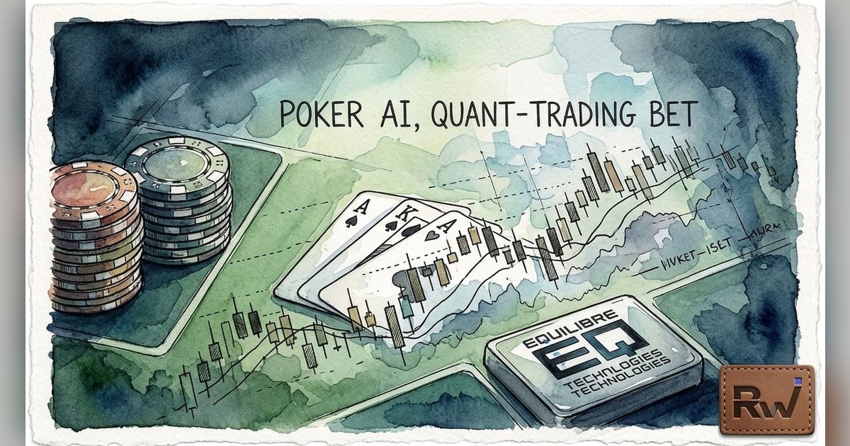 EquiLibre's DeepMind founders turn poker AI into a more than $500M quant-trading bet