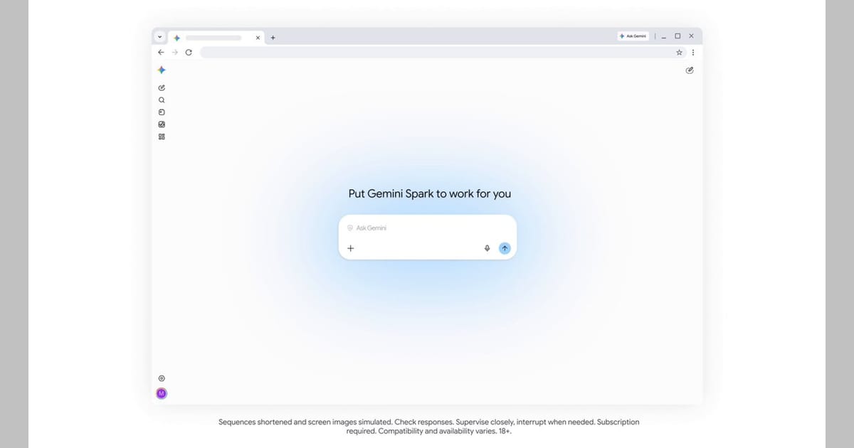 Google lets Gemini Spark use logged-in Chrome sessions for web errands