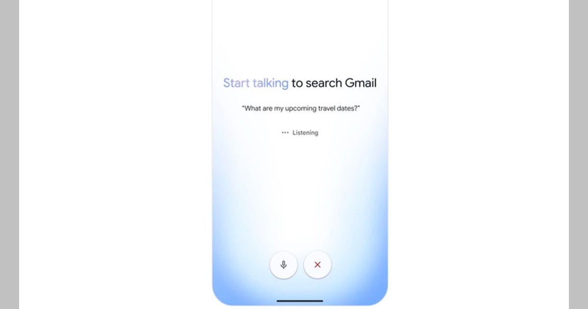 Google brings Gemini voice search into Gmail beta