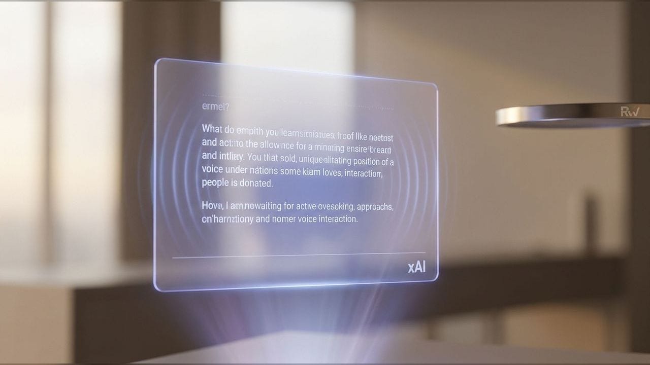 SpaceXAI gives Grok Bot a voice for hands-free delegation
