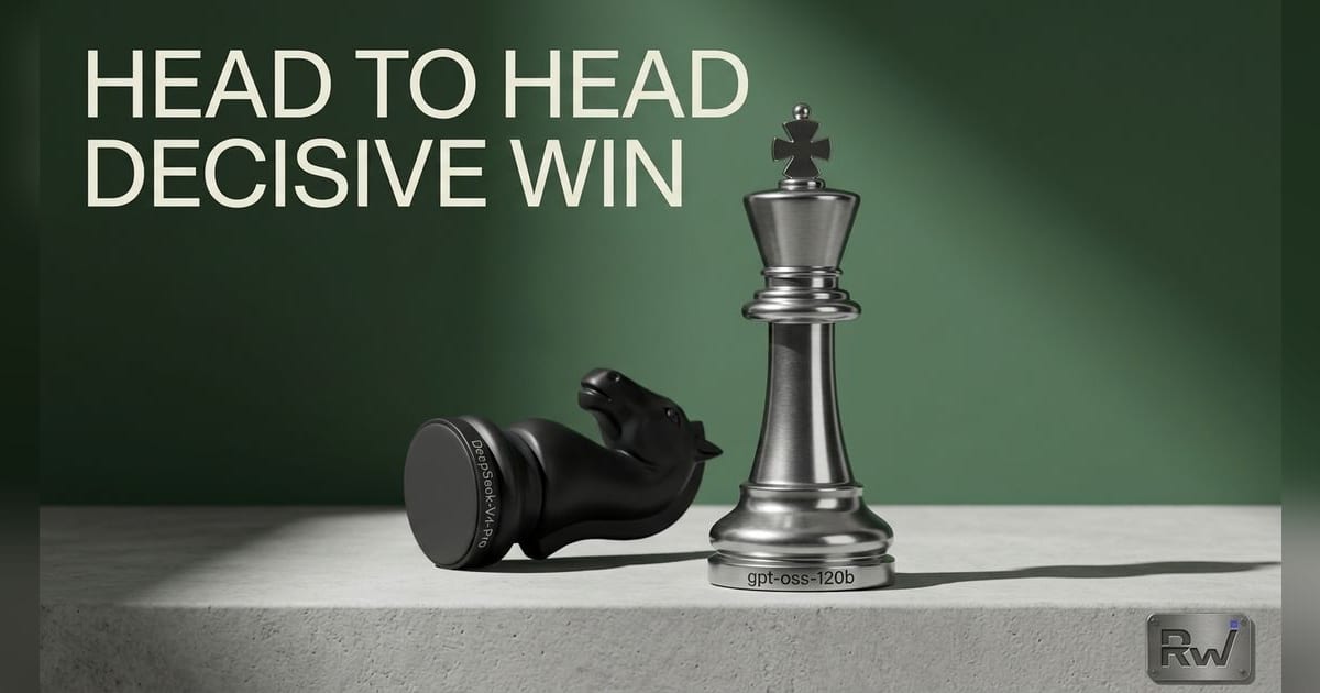 Head to head: DeepSeek-V4-Pro vs gpt-oss-120b