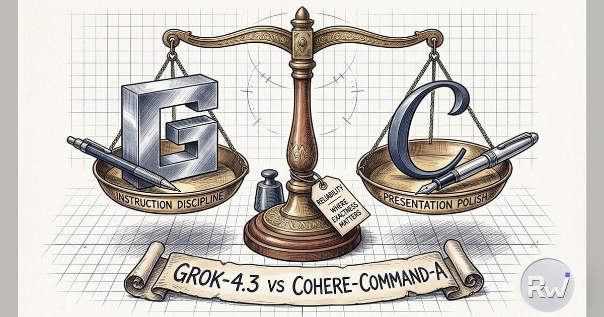 Head to head: grok-4.3 vs cohere-command-a