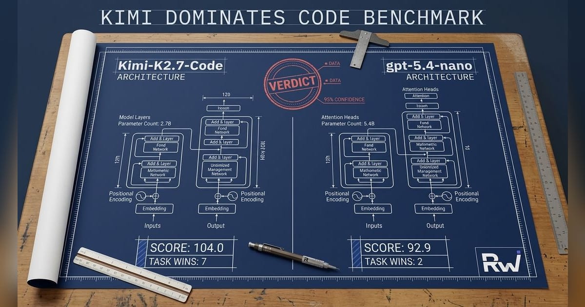 Head to head: Kimi-K2.7-Code vs gpt-5.4-nano