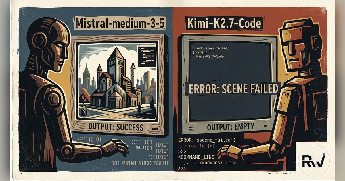 Head to head: Kimi-K2.7-Code vs mistral-medium-3-5