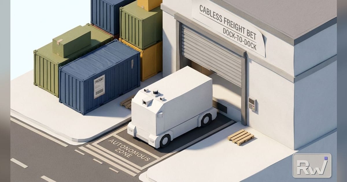 Humble Robotics' $24M seed puts Eyal Cohen's cabless freight bet on the road