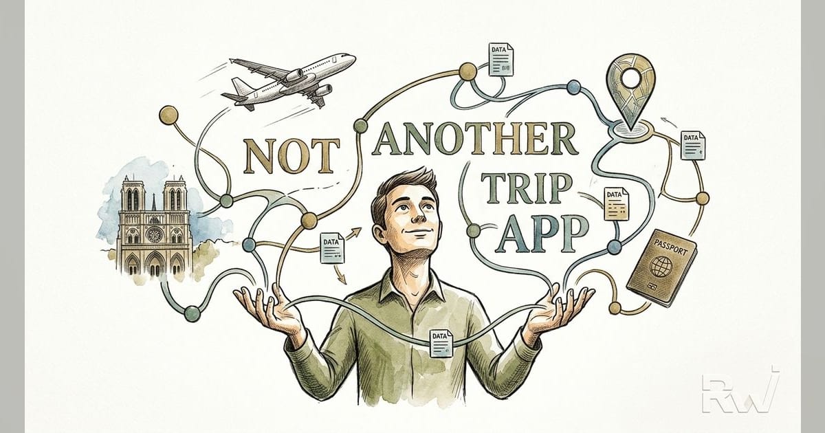 Julian Engel's travel-planning bet is not another trip app