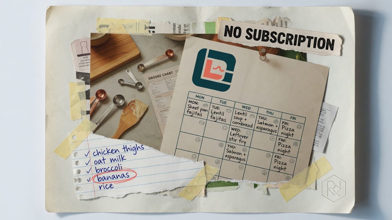 Linkdaze bundles AI meal planning into a $120 calendar without a monthly fee