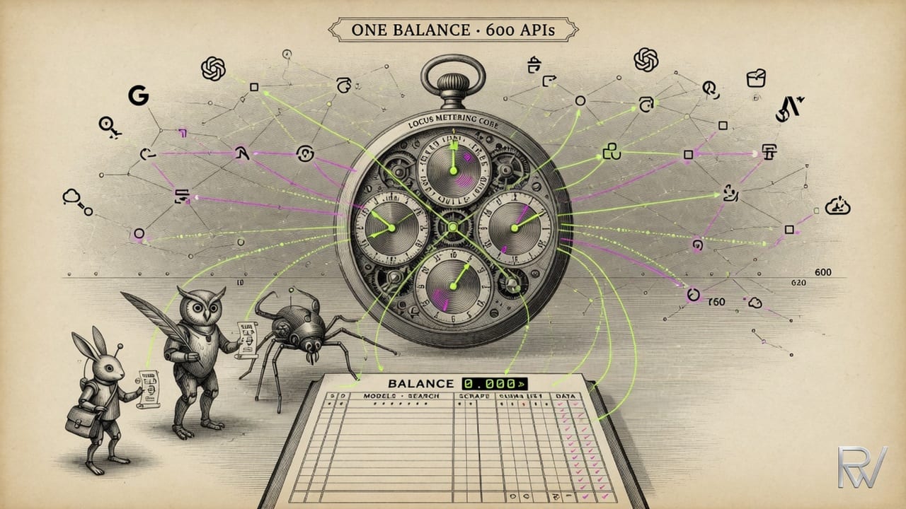 Locus launches one balance for 600 APIs, because agents collect subscriptions too
