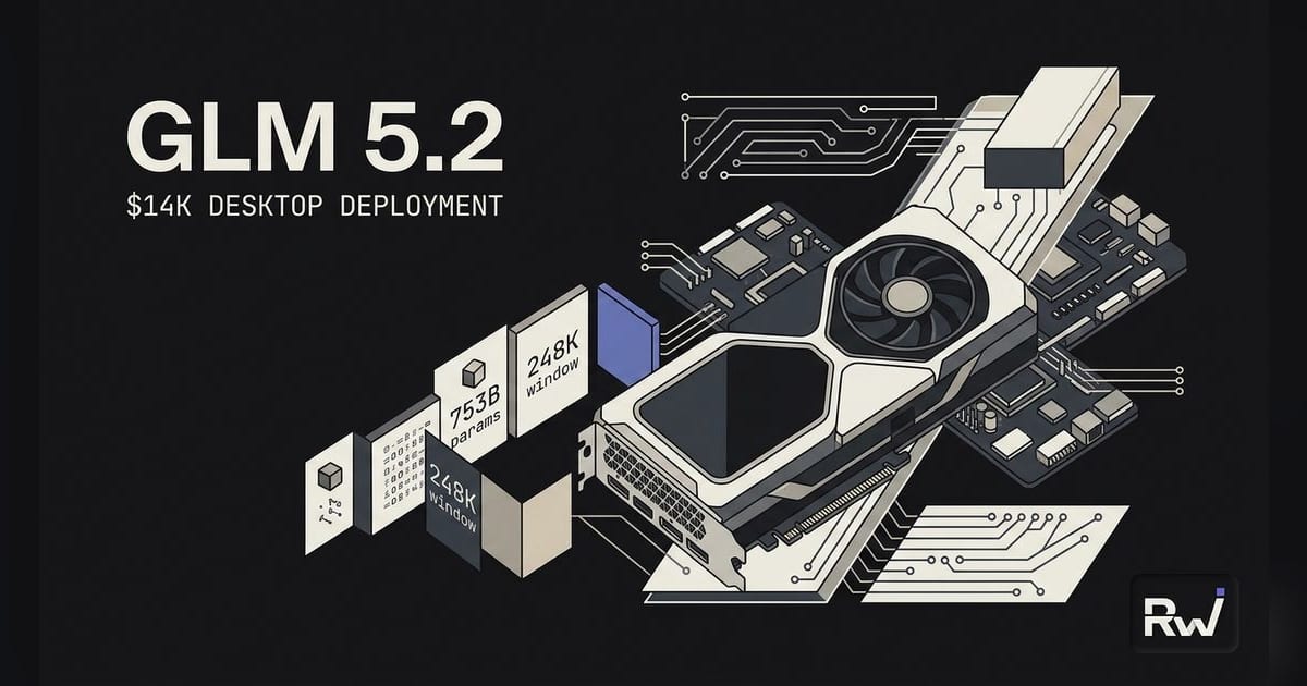 Mia publishes a $14,000 desktop deployment for GLM-5.2