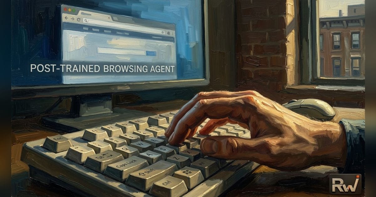 Microsoft releases open browser agent post-trained on 64 B200s for six days