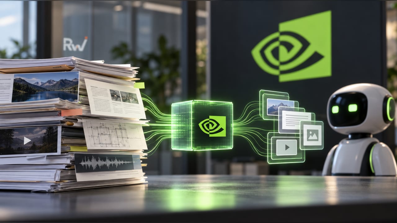 NVIDIA says its 1B NVFP4 embedding model processes 27% more documents on GB200