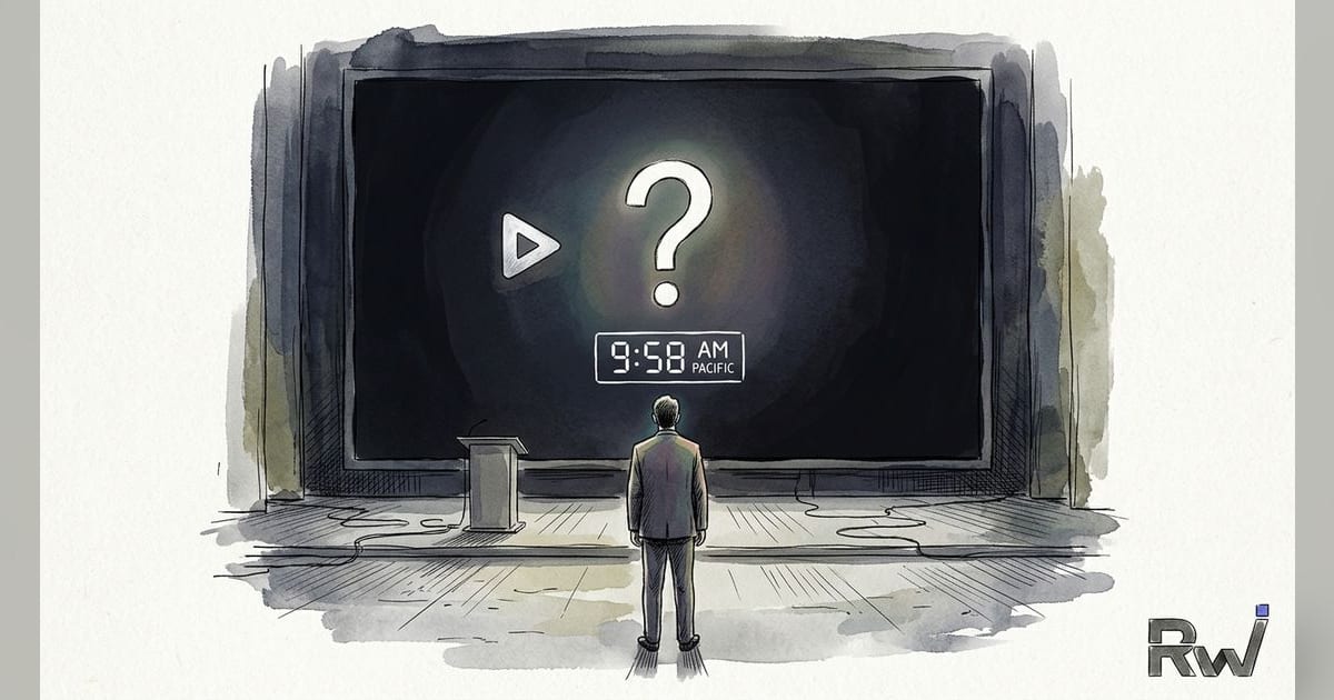 OpenAI sets a 10 a.m. Pacific livestream and leaves the subject blank