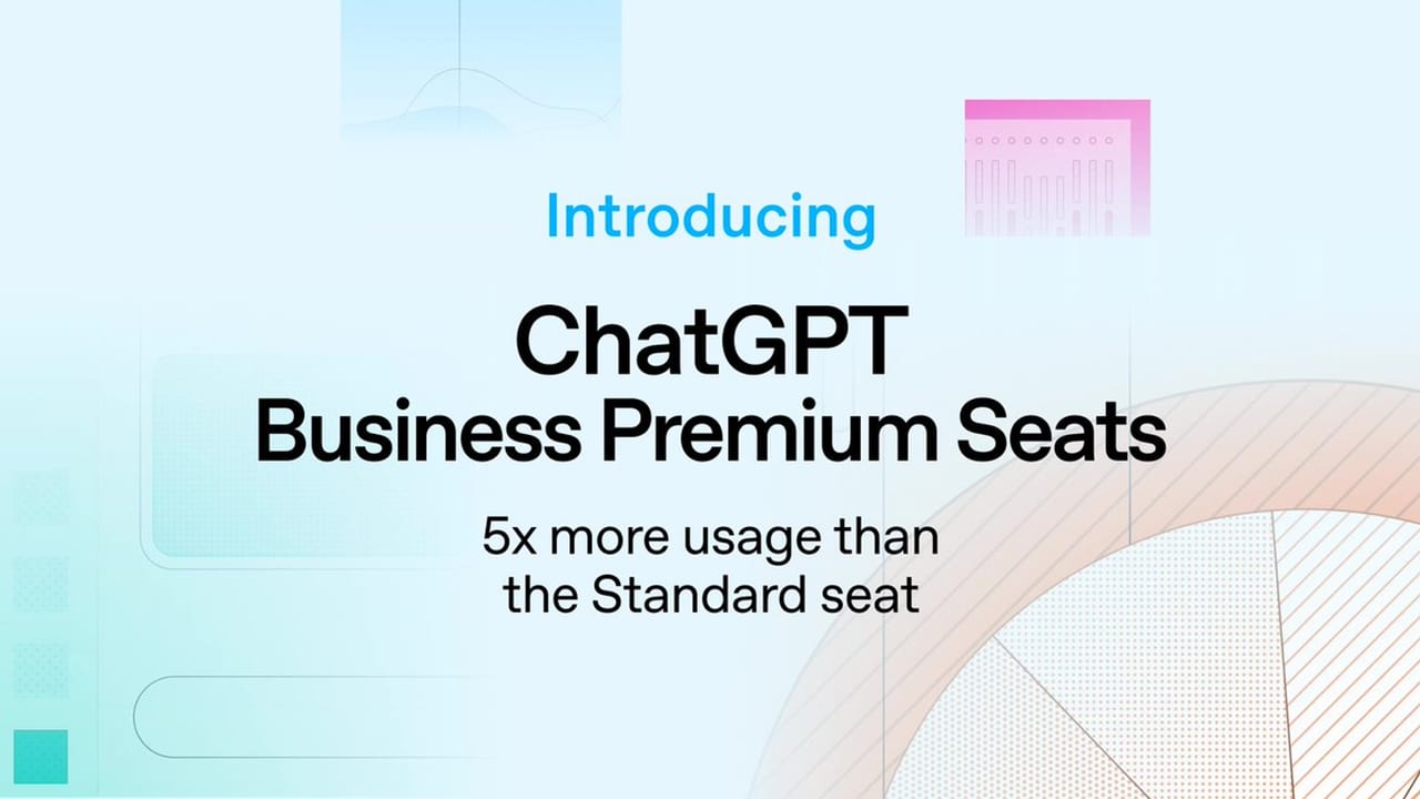 OpenAI launches $100 ChatGPT Business seats for heavier AI workloads